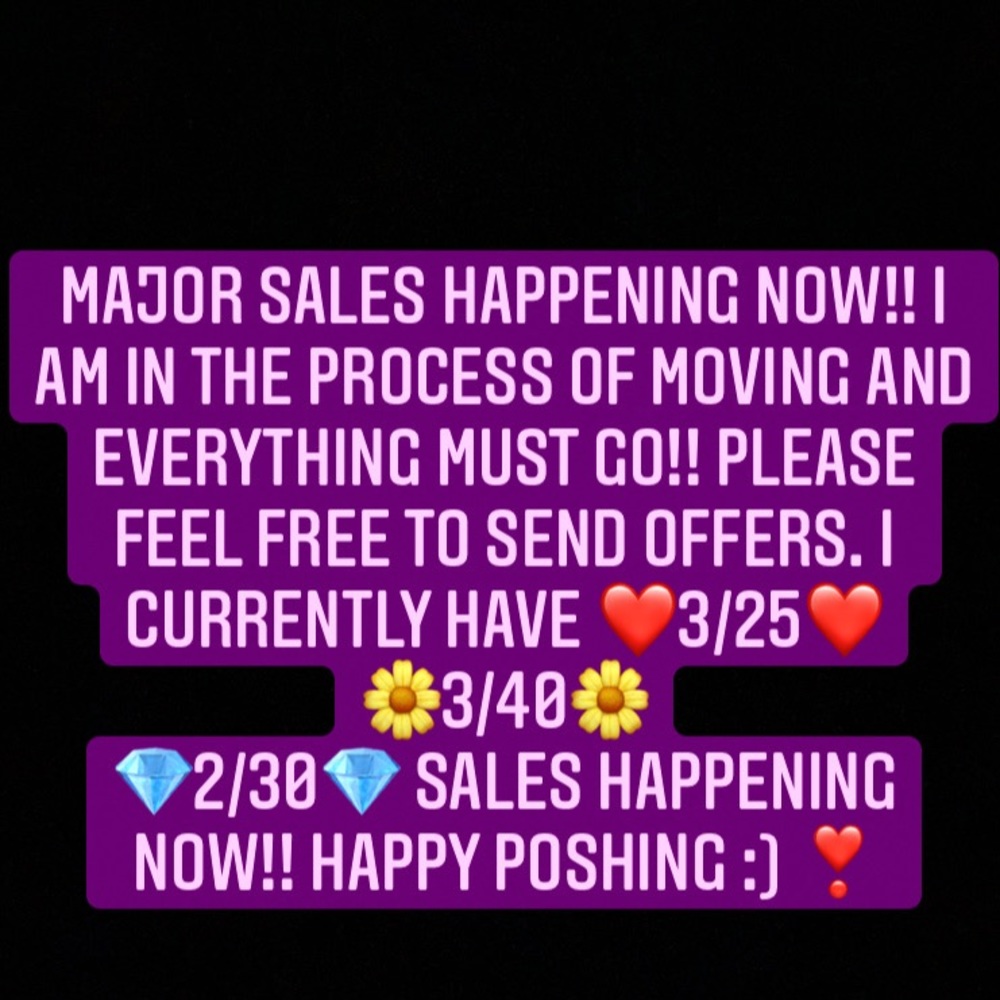 MAJOR SALES HAPPENING NOW!!